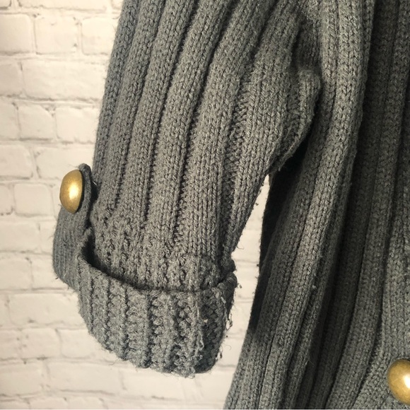 SWEATER - Women's Love By Design Black Ribbed Waffle Knit Sweater. Size XL - Picture 10 of 16